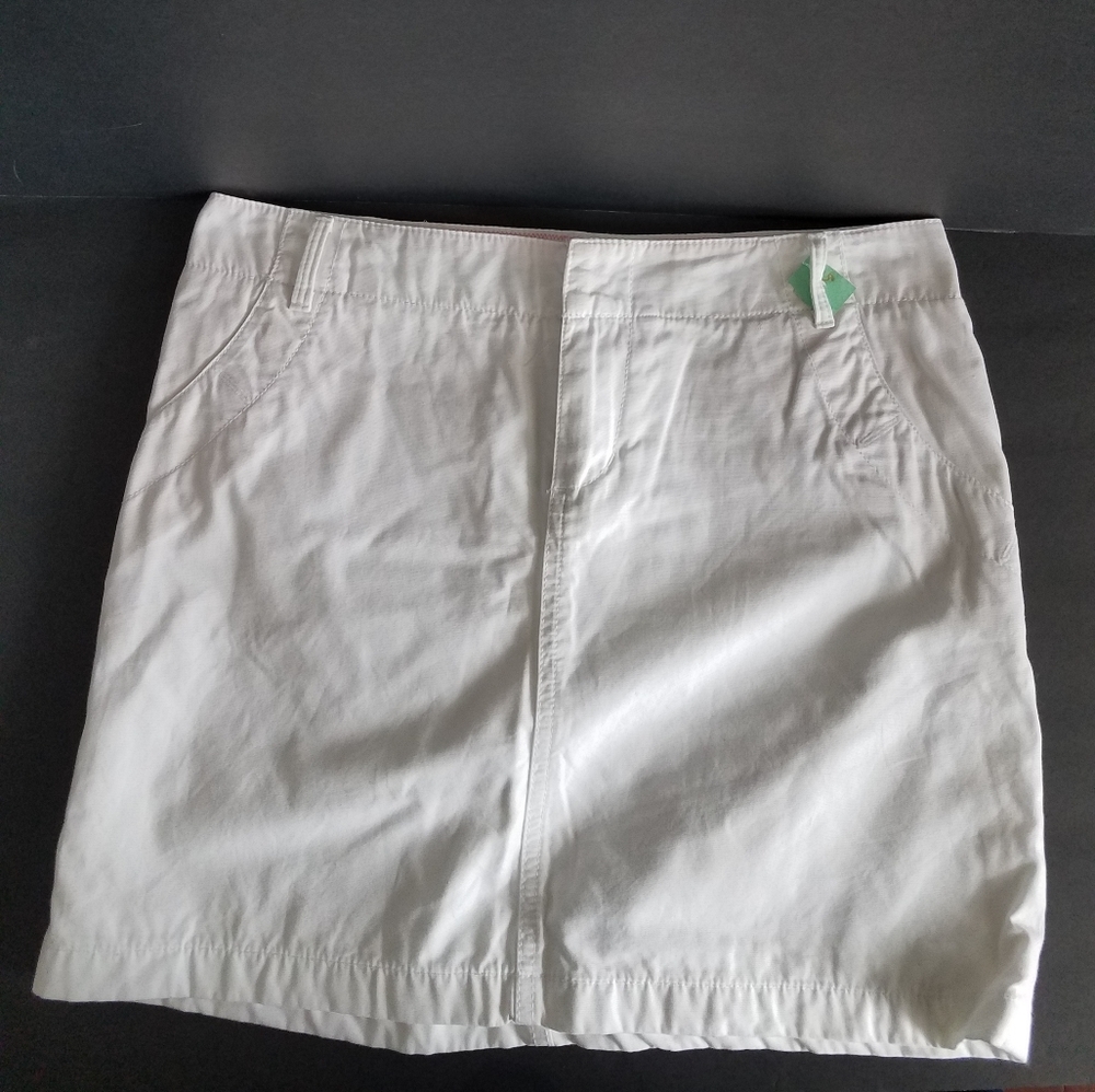 Lilly Pulitzer Mini White Skirt Size 4